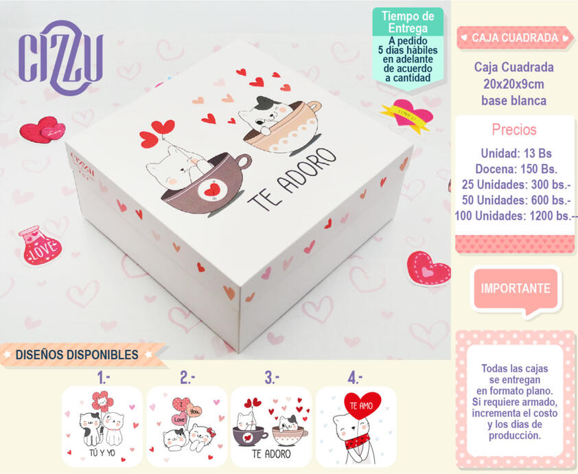 CAJA CUADRADA