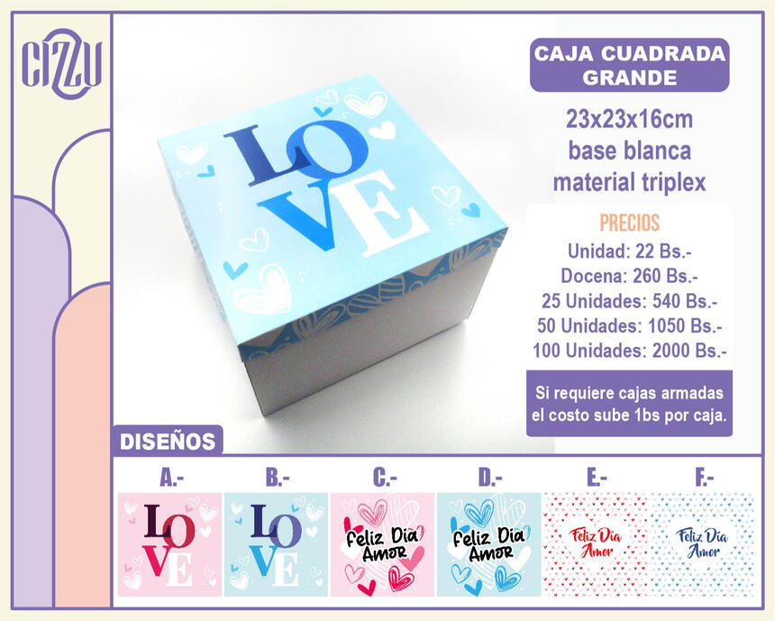 CAJA CUADRADA GRANDE