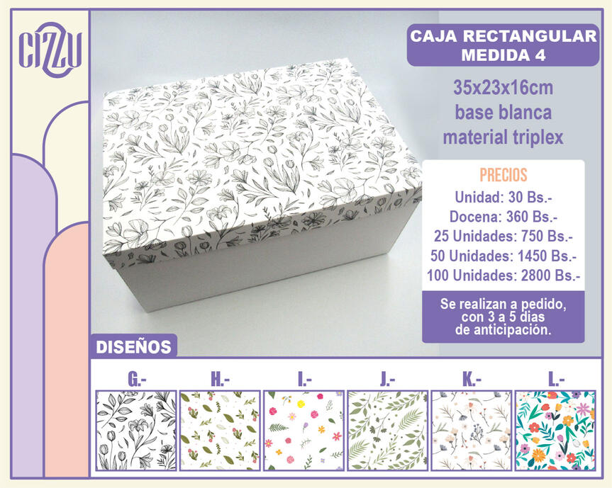 CAJA RECTANGULAR GRANDE