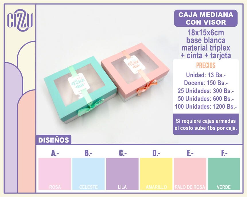 CAJA CON VISOR