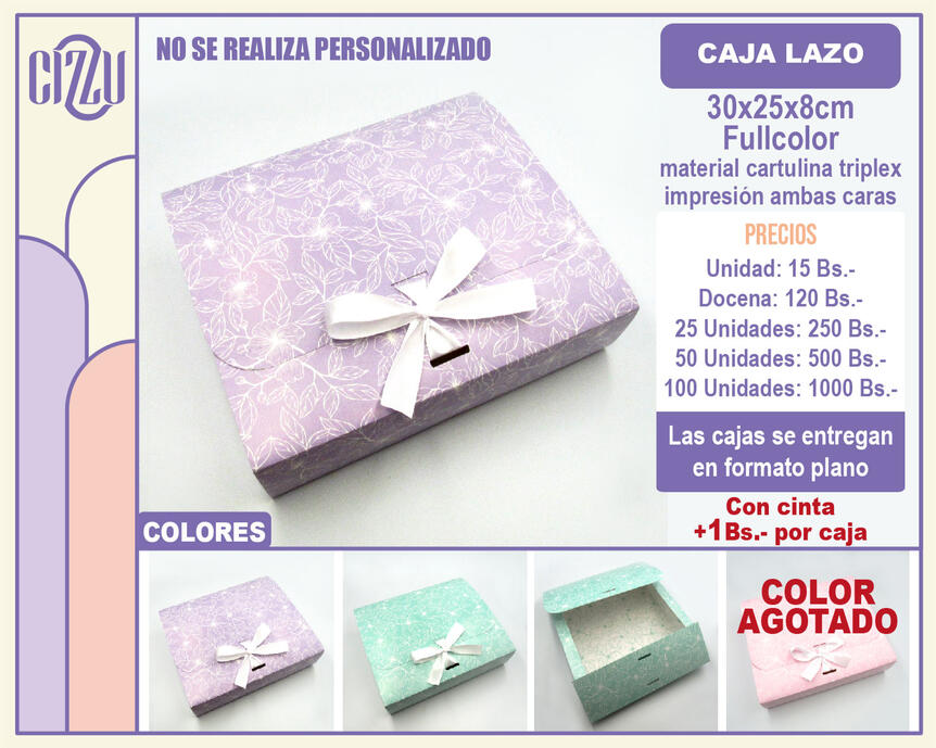 CAJA LAZO