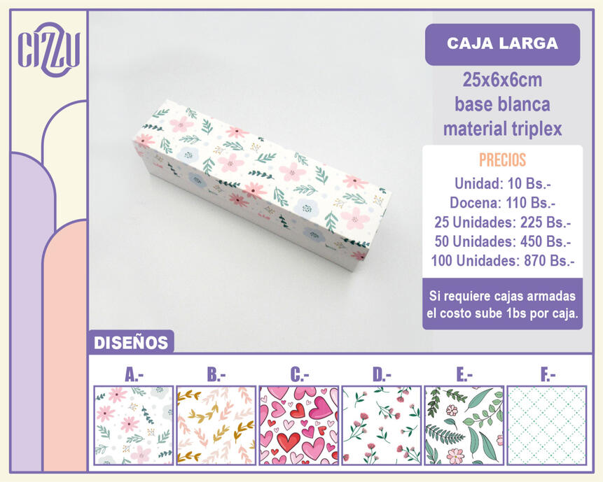 CAJA LARGA