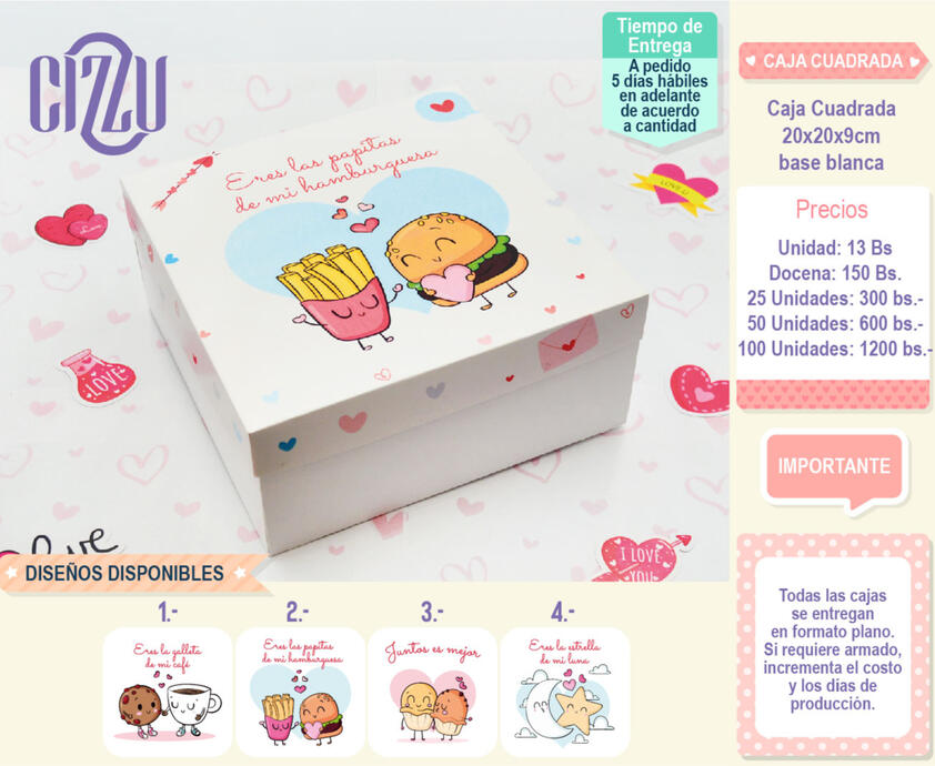 CAJA CUADRADA