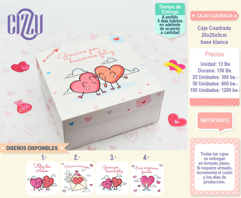 CAJA CUADRADA