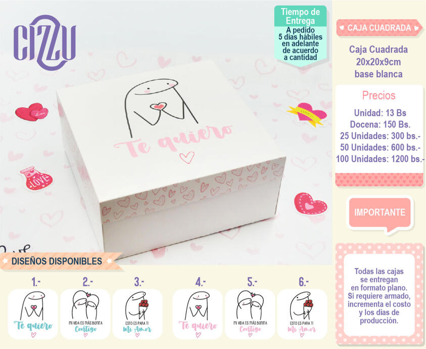 CAJA CUADRADA